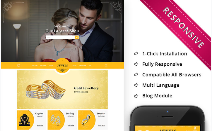 Jewels - Responsive Premium OpenCart Template