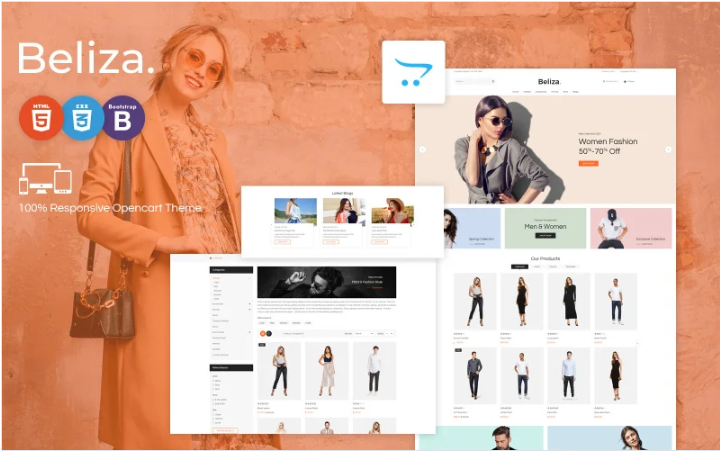 Beliza - Fashion OpenCart Template