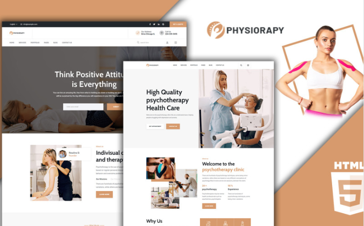 Physiorapy Physiotherapy Medical Website Template