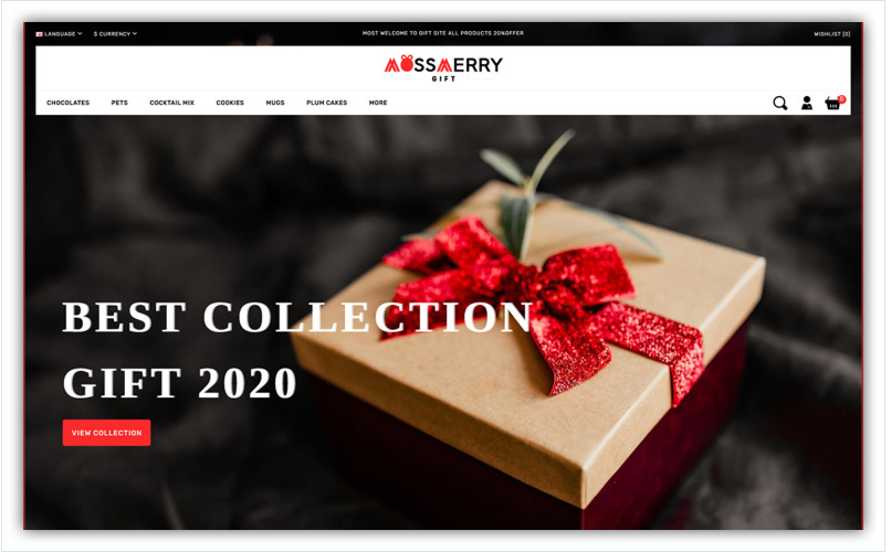 Mossmerry - Gift Store OpenCart Template