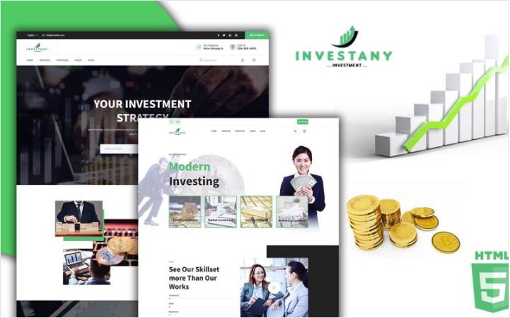 Investany Professional Financial Investment HTML5 Template