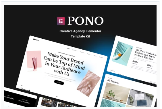 Product Image - Pono – Creative Agency Elementor Template Kit