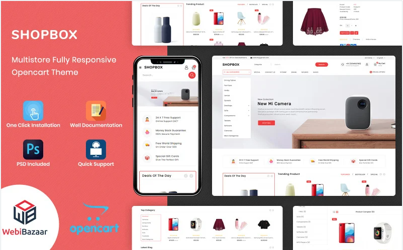 Shopbox - Minimal OpenCart 3 Template