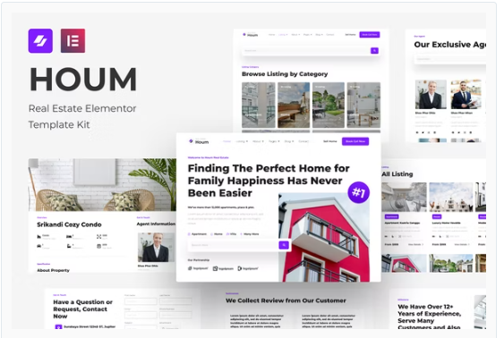Housec - Smart Home Security Service Elementor Template Kit
