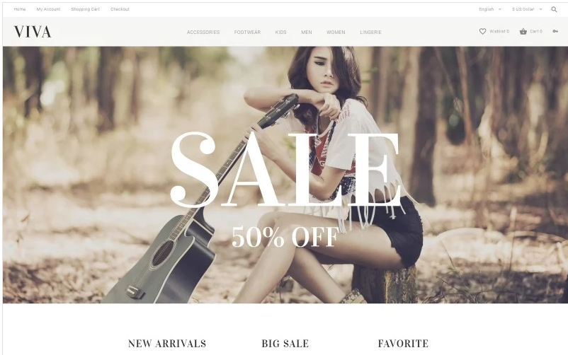 VIVA OpenCart Template