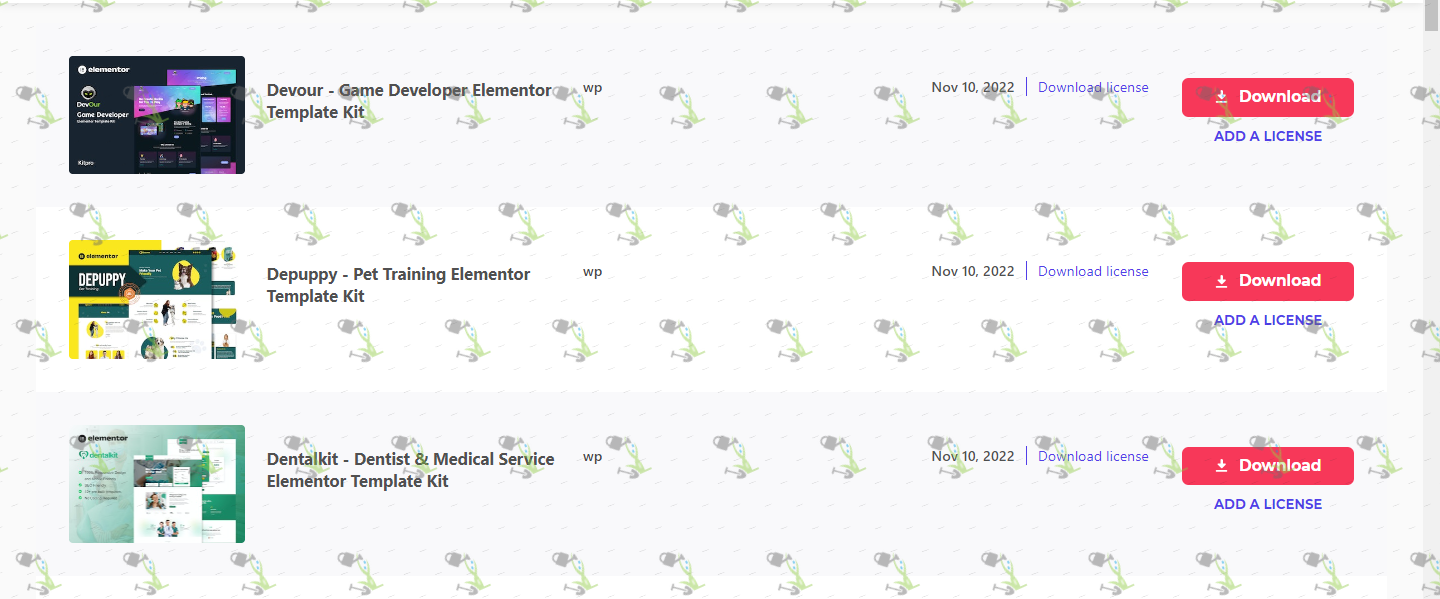 Devour - Game Developer Elementor Template Kit Download