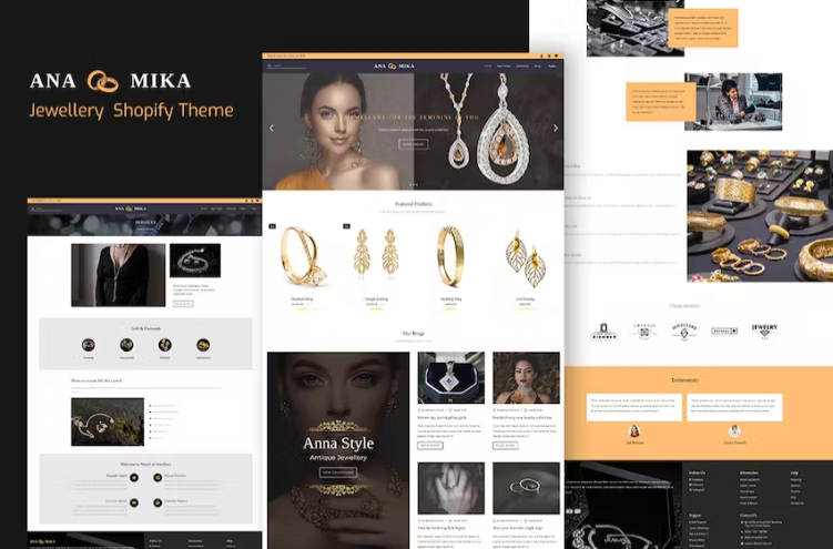 Anamika - Jewelry Fashion Shopify eCom Template