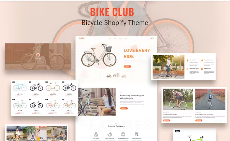Bikez - Bike Shop, Cycle Single Shopify Theme