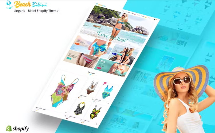 Bikini Beach - Lingerie, Bikini Shopify Theme