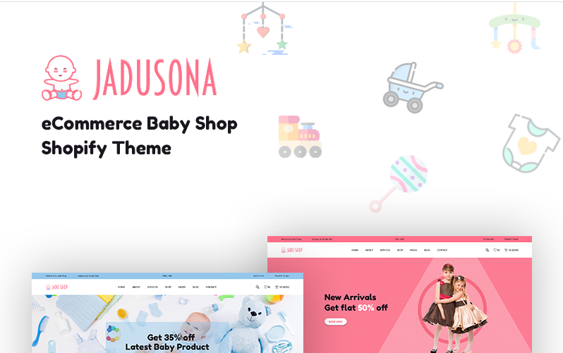 Jadusona - Baby Shop Shopify Theme