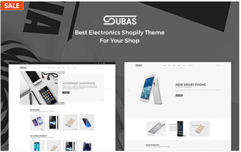 Subas - Electronics store Shopify Theme