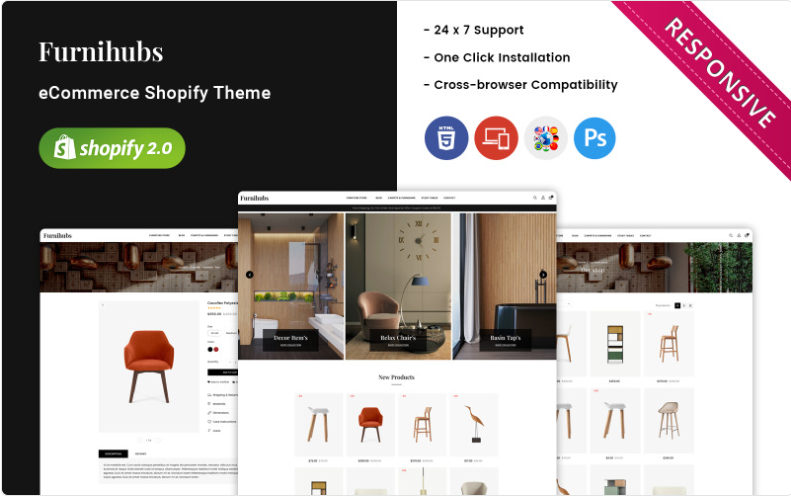Furnihubs - The Furniture Responsive Shopify Theme