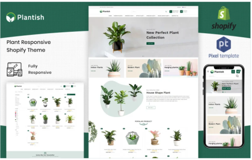 Plantish - Gardening & Houseplants Shopify Template