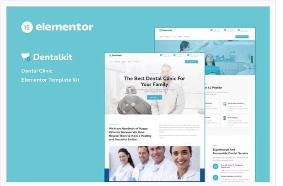 Dentistkit - Dental Clinic Elementor Template Kit