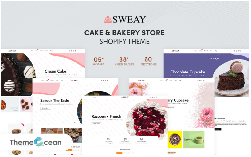 Sweay - Cake & Bakery Responsive Shopify Theme