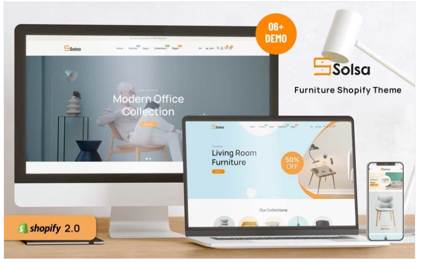 Gts Solsa - Furniture Shopify Theme