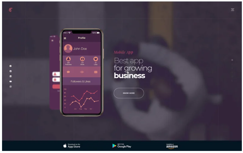 Product Image - Appengo – Mobile App Landing Page WordPress Theme