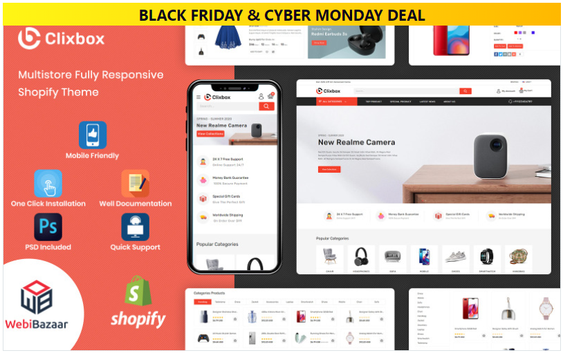 Clixbox - Multipurpose Warehouse Shopify Theme