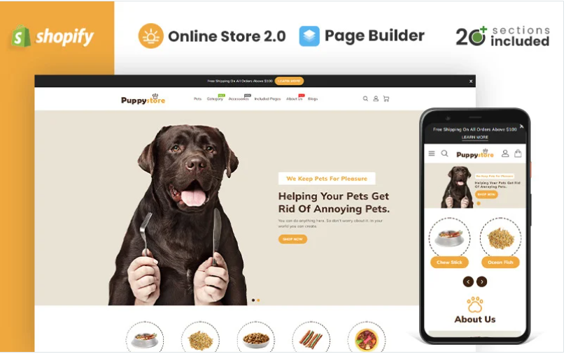 Puppy Store Shopify Theme