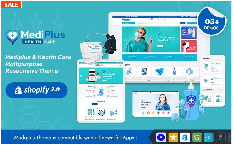 MediPlus – A Medical Equipment Store – Shopify OS2.0 Theme
