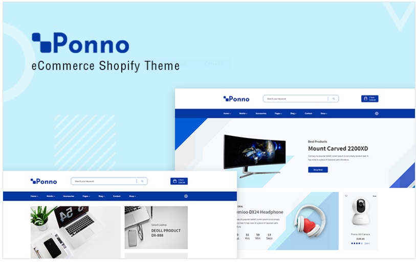 Ponno - Electronics Shopify Theme