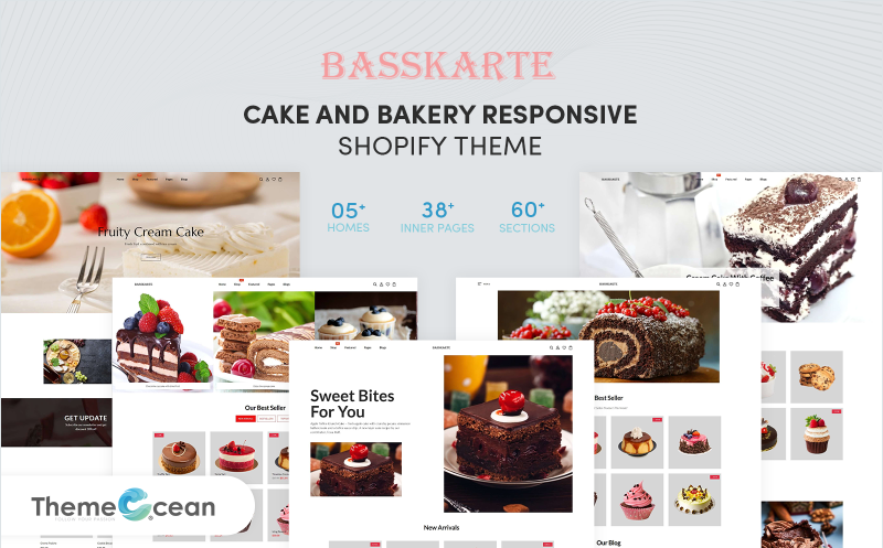 Basskarte - Cake & Bakery Responsive Shopify Theme
