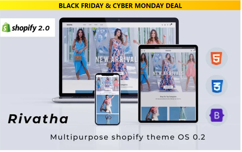 Rivatha - Multipurpose Shopify Theme OS