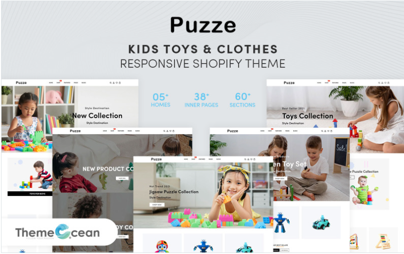 Puzze - Kids Toys & Clothes Responsive Shopify Theme