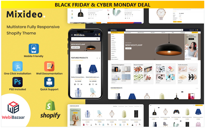 Mixideo - Multipurpose Modular Shopify Theme