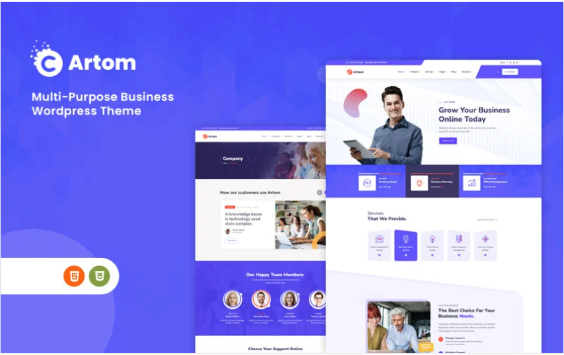 Artom - Business WordPress Theme