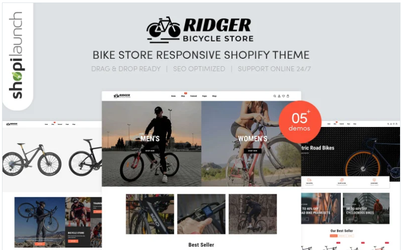 Ridger - Bike Store Responsive Shopify Theme