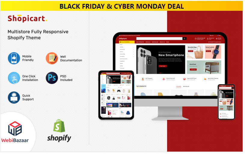 Shopicart - Multipurpose Shopify Template