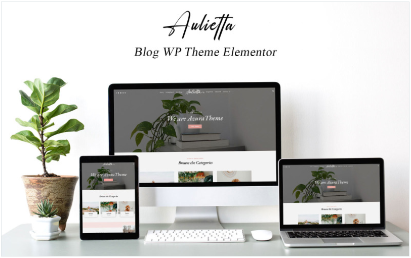 Aulietta - Blog WP Theme Elementor