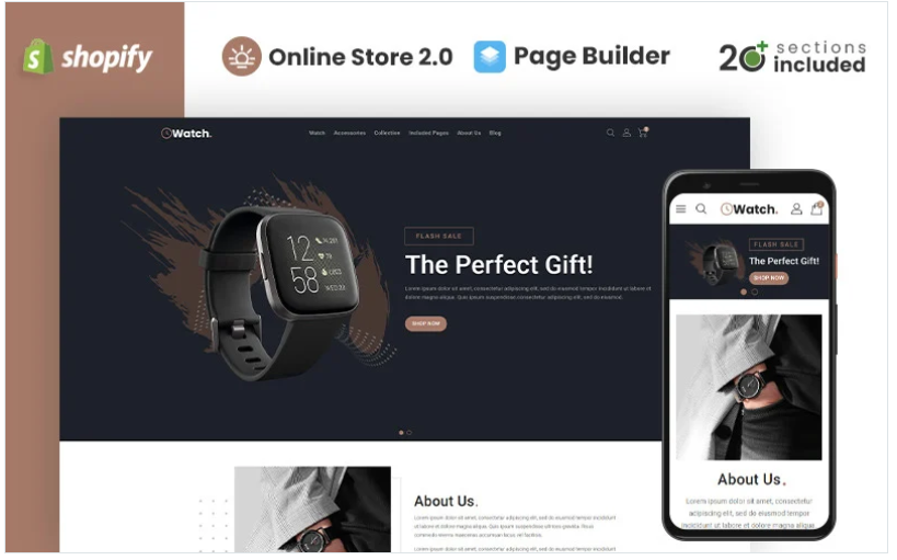 Watch & Accessories Store Shopify Theme