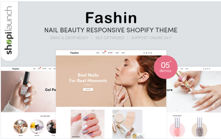 Fashin - Nail Beauty Responsive Shopify Theme