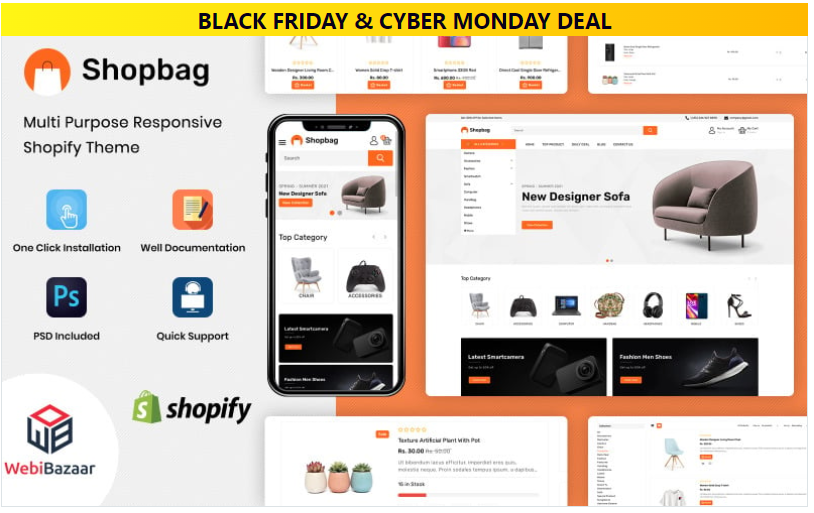Shopbag - Multipurpose Furniture Shopify Theme