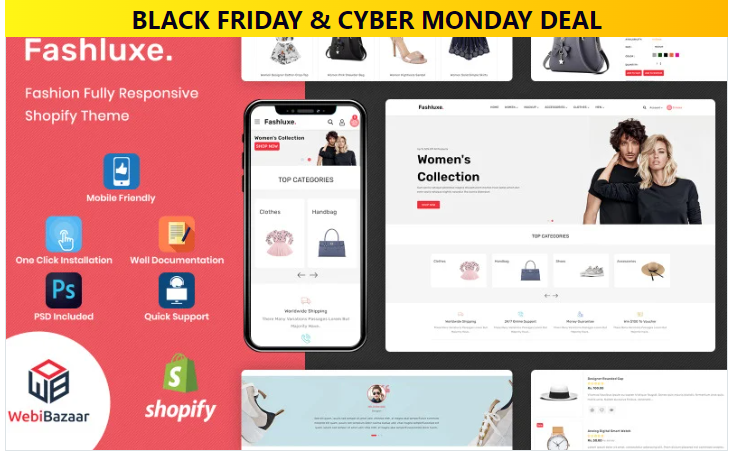 Fashluxe - Modern Fashion Shopify Template