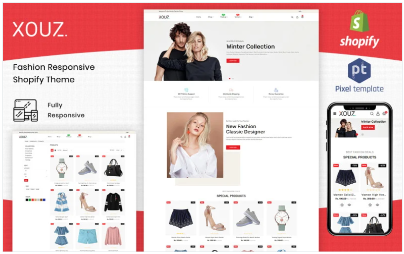 XOUZ - The Clothing Shopify Themes