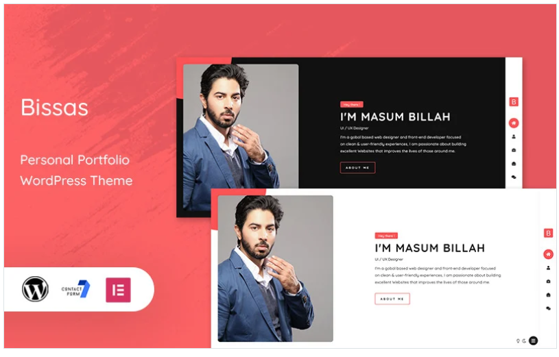 Bissas - Personal Portfolio WordPress Theme