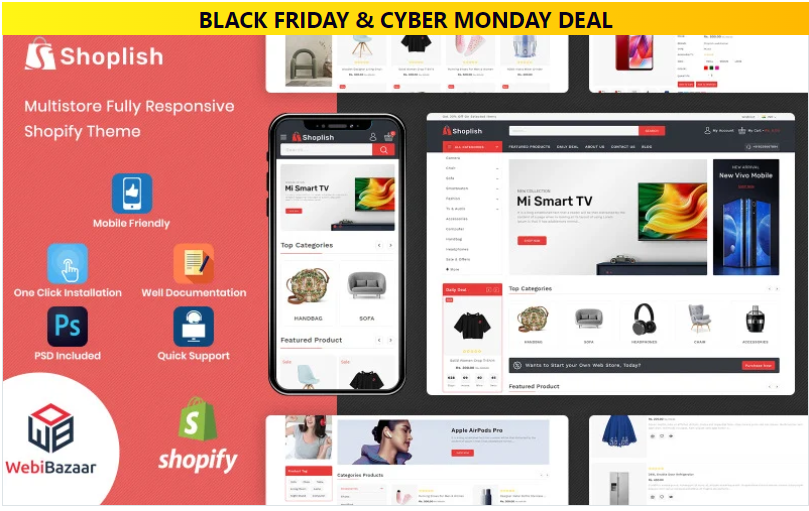 Shoplish - Multipurpose Supermarket Shopify Theme