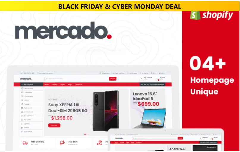Mercado - Multipurpose Responsive Shopify Theme