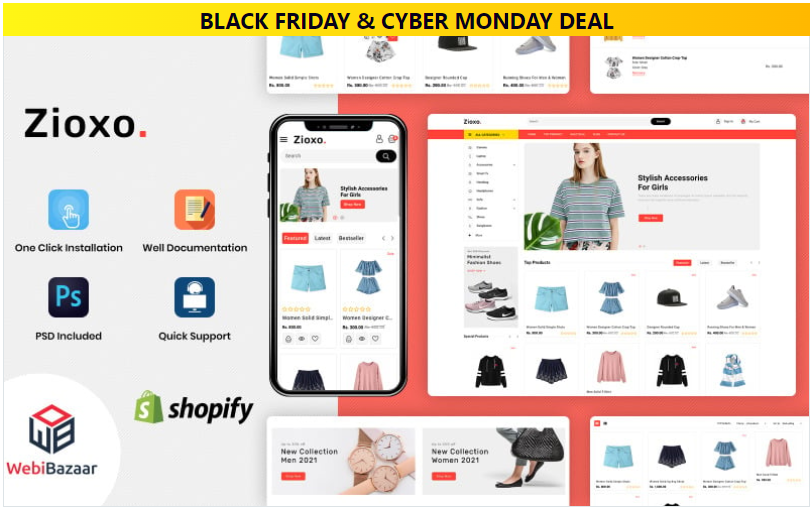 Zioxo - Multipurpose E-commerce Shopify Template