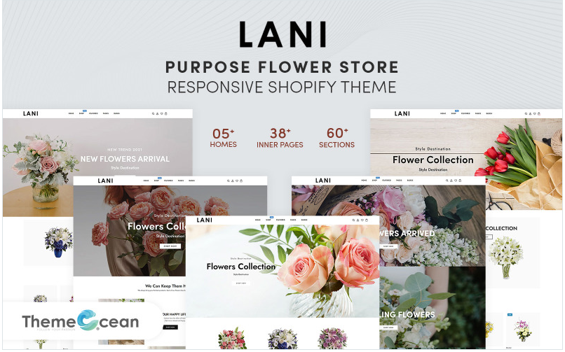 Lani | Multi-Purpose Flower Store Shopify Theme