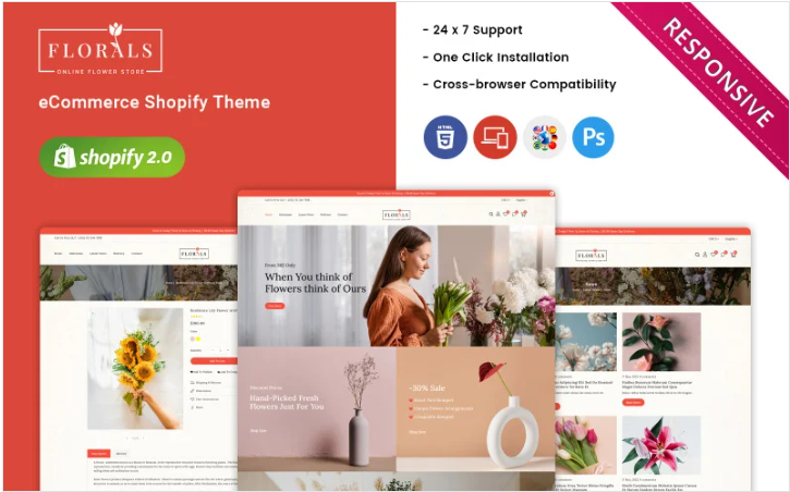 Florals - Flower Shop and Florist Shopify Theme
