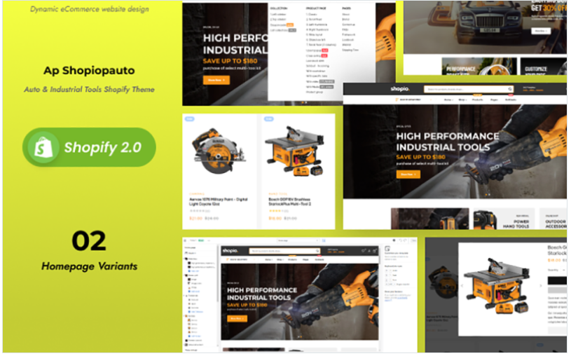 Ap Shopiopauto - Auto & Industrial Tools Shopify Theme