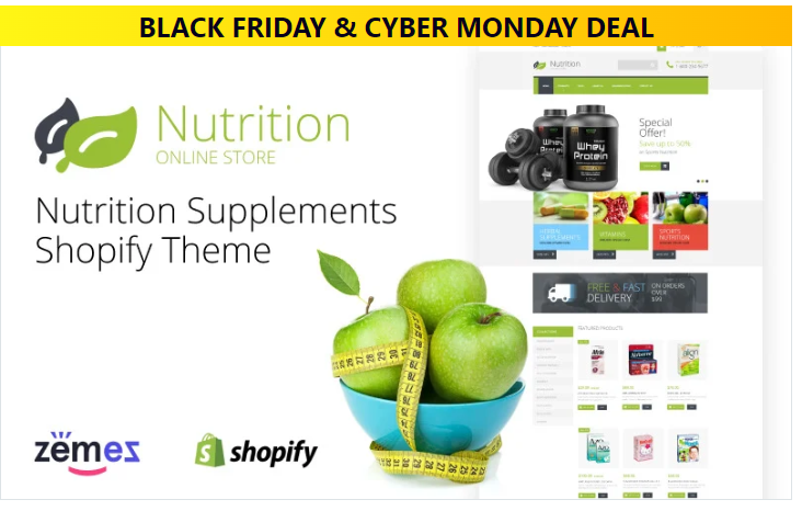 Nutrition Supplements Shopify Theme