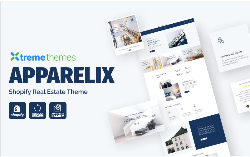 Apparelix Shopify Real Estate Theme