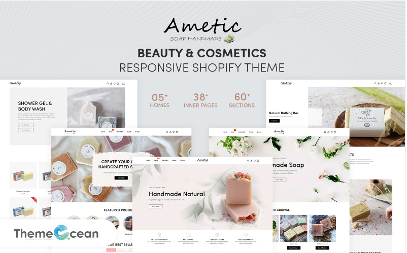 Ametic - Beauty & Cosmetics Responsive Shopify Theme
