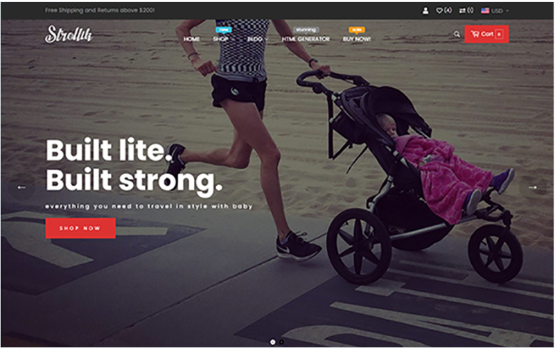 Ap Strollik - Flexible Single Product E-commerce Shopify Theme