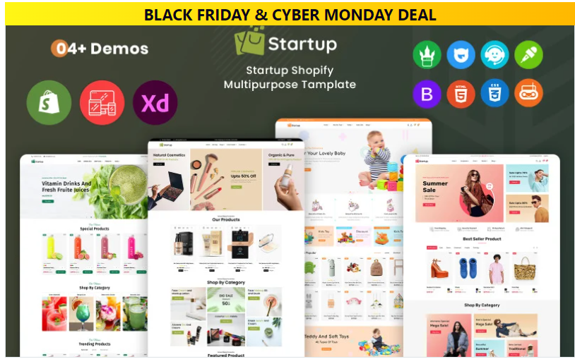 Startup - Multipurpose Supermarket Shopify Template